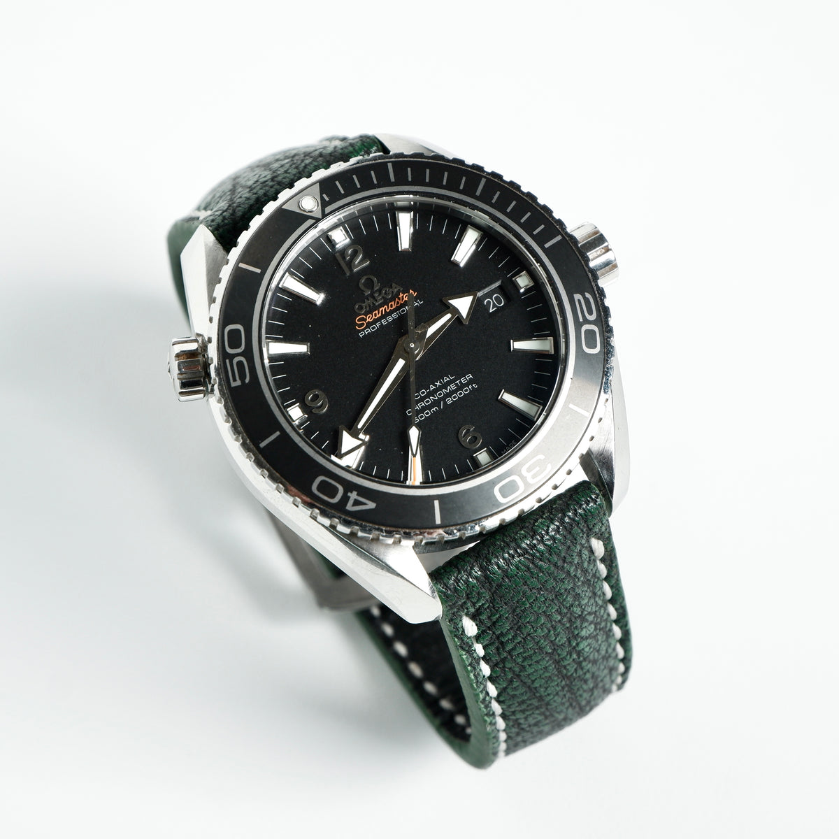 Omega Seamaster Planet Ocean Straps Elephant Dark Green Liger