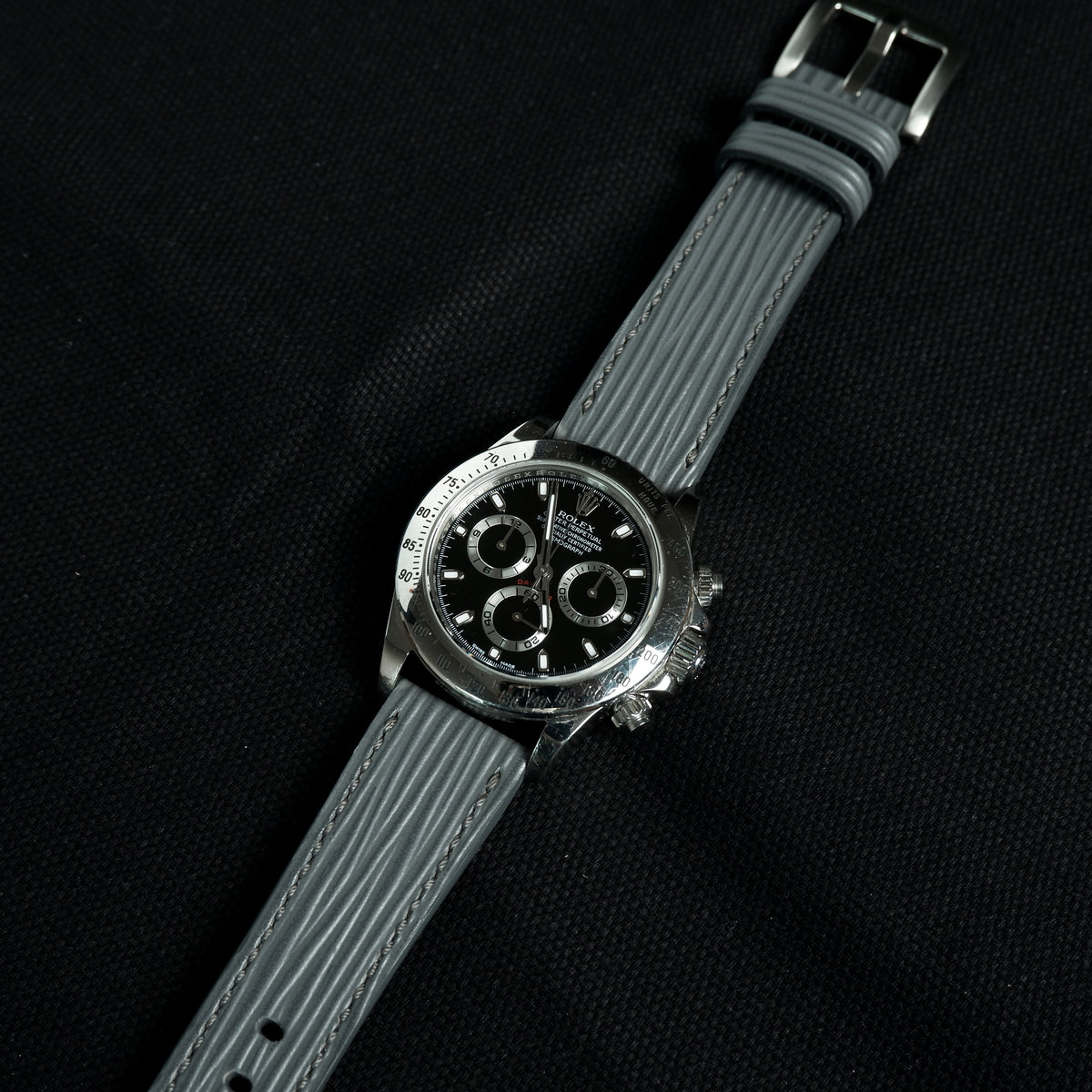 Rolex Daytona Straps - Epi Black – Liger Straps