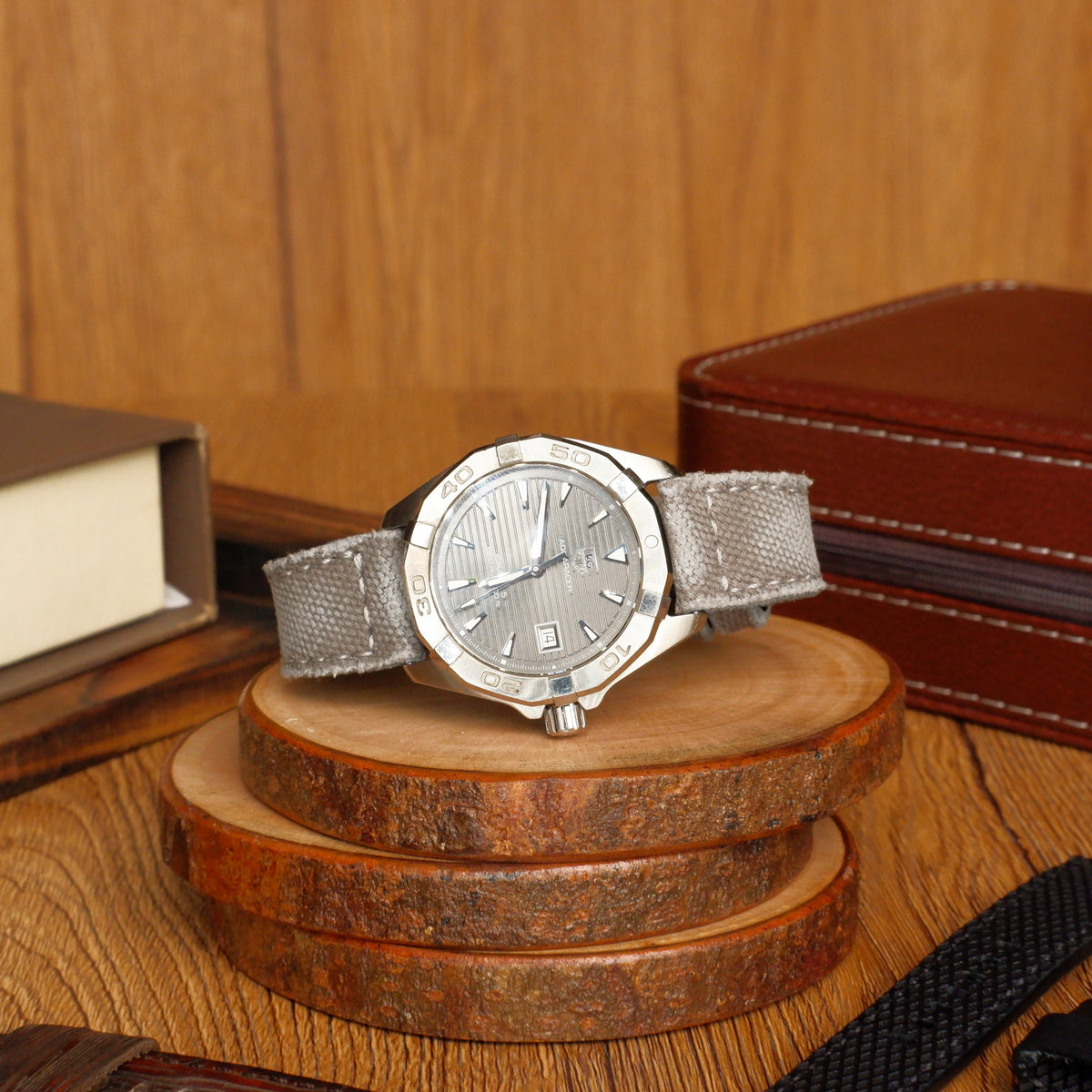 Tag heuer aquaracer canvas strap on sale