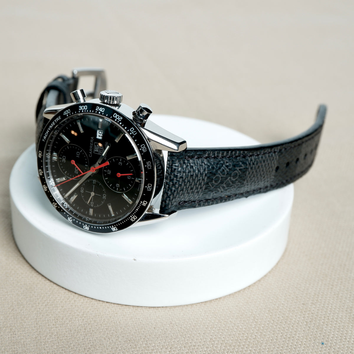 Louis Vuitton 20mm Red Leather Strap
