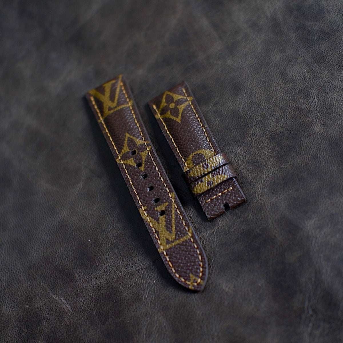 Breitling Super Ocean Straps - Minimalist Louis Vuitton Monogram – Liger  Straps