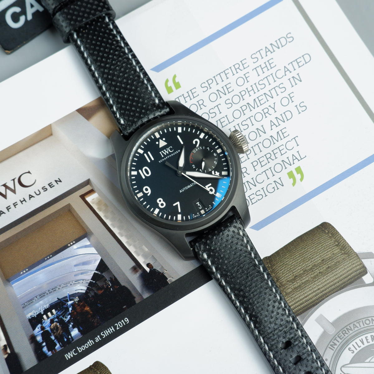 IWC ラバーバンド ブラック 楽天市場】「IWC 向け」輸入王オリジナル インヂュニア 用