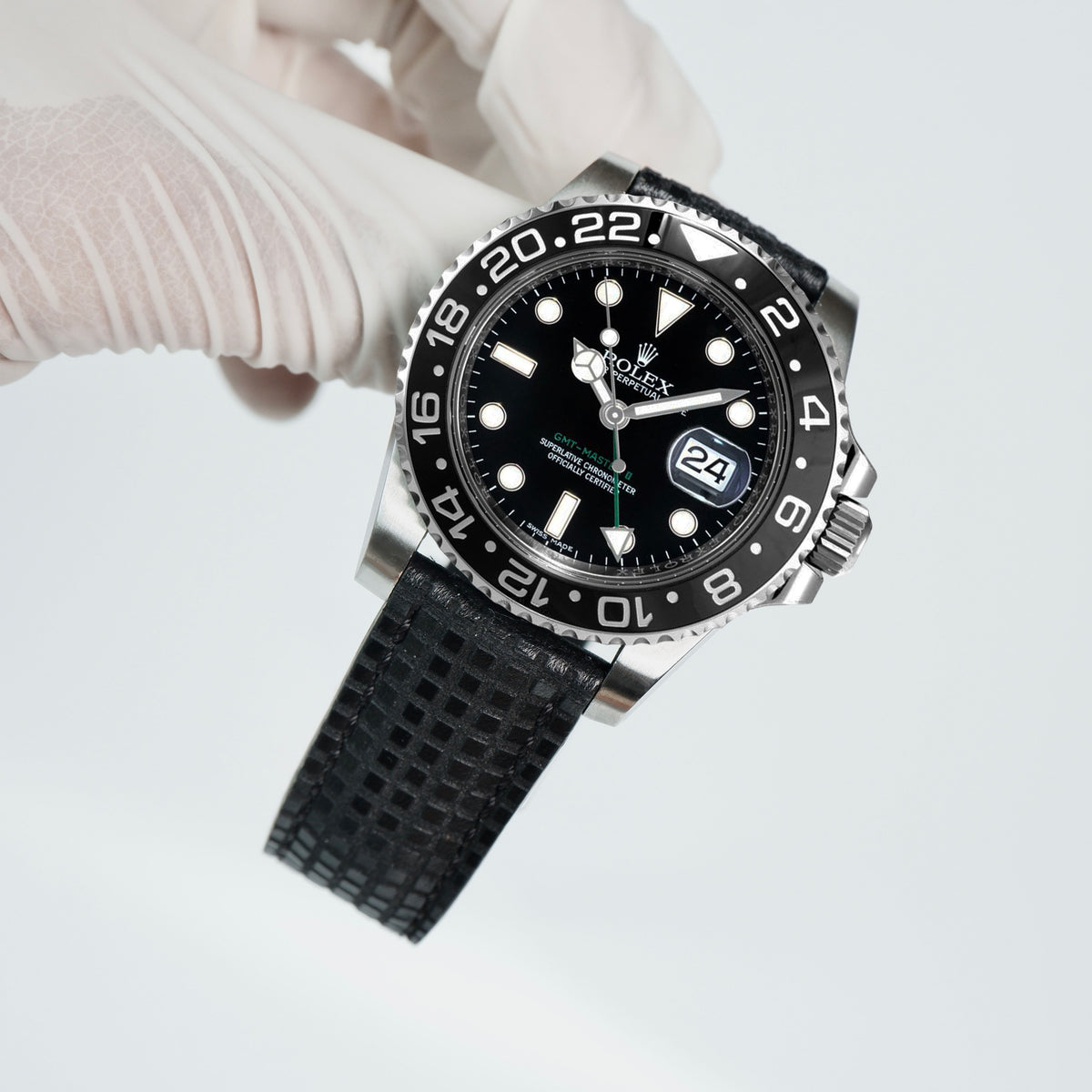Rolex GMT Master II Straps - Chessboard Black – Liger Straps