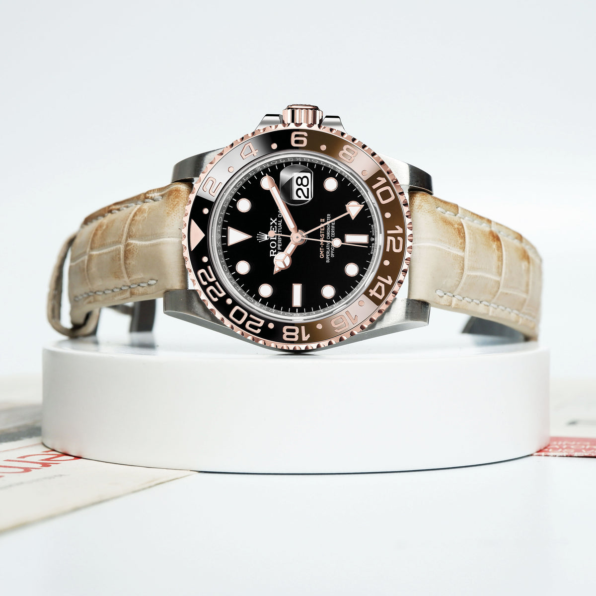 Rolex root beer rubber clearance strap