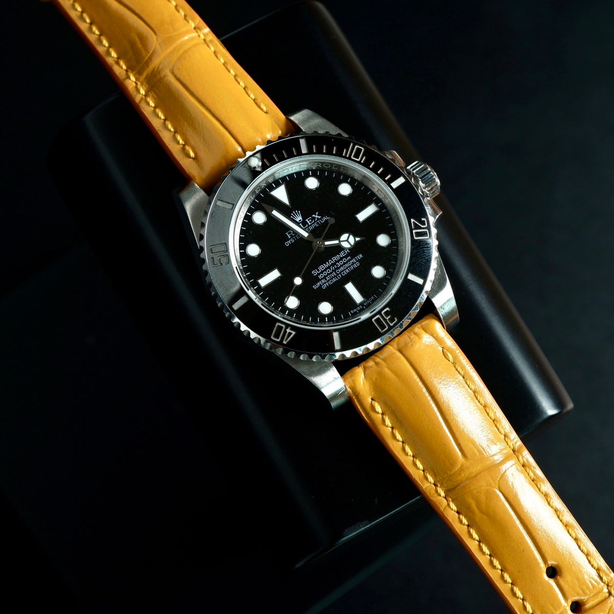 Rolex submariner leather outlet strap