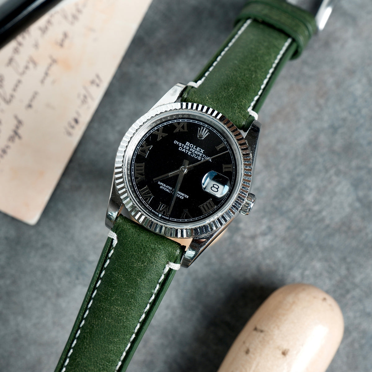 Rolex Datejust Straps Diablo Emerald Liger Straps