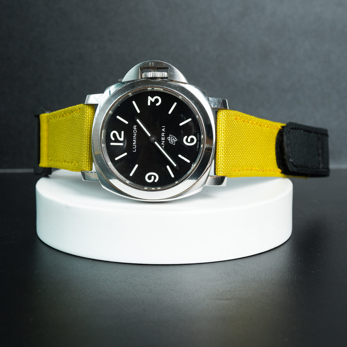Panerai Luminor Straps - Velcro Canvas Yellow – Liger Straps