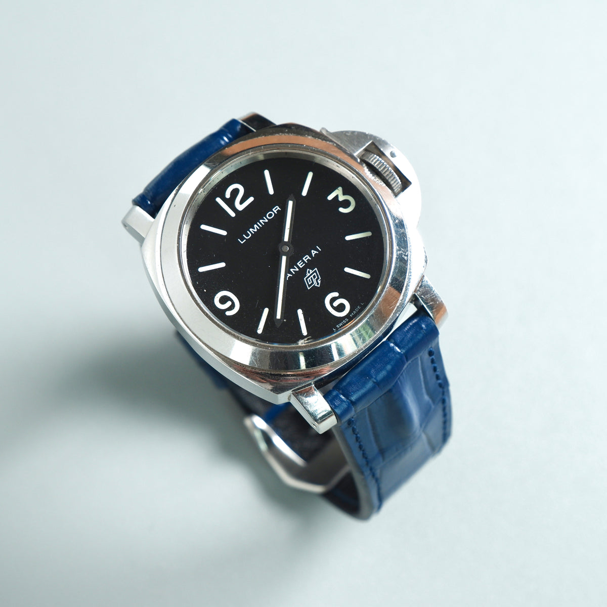 Panerai Luminor Straps - Hornback Navy Blue – Liger Straps