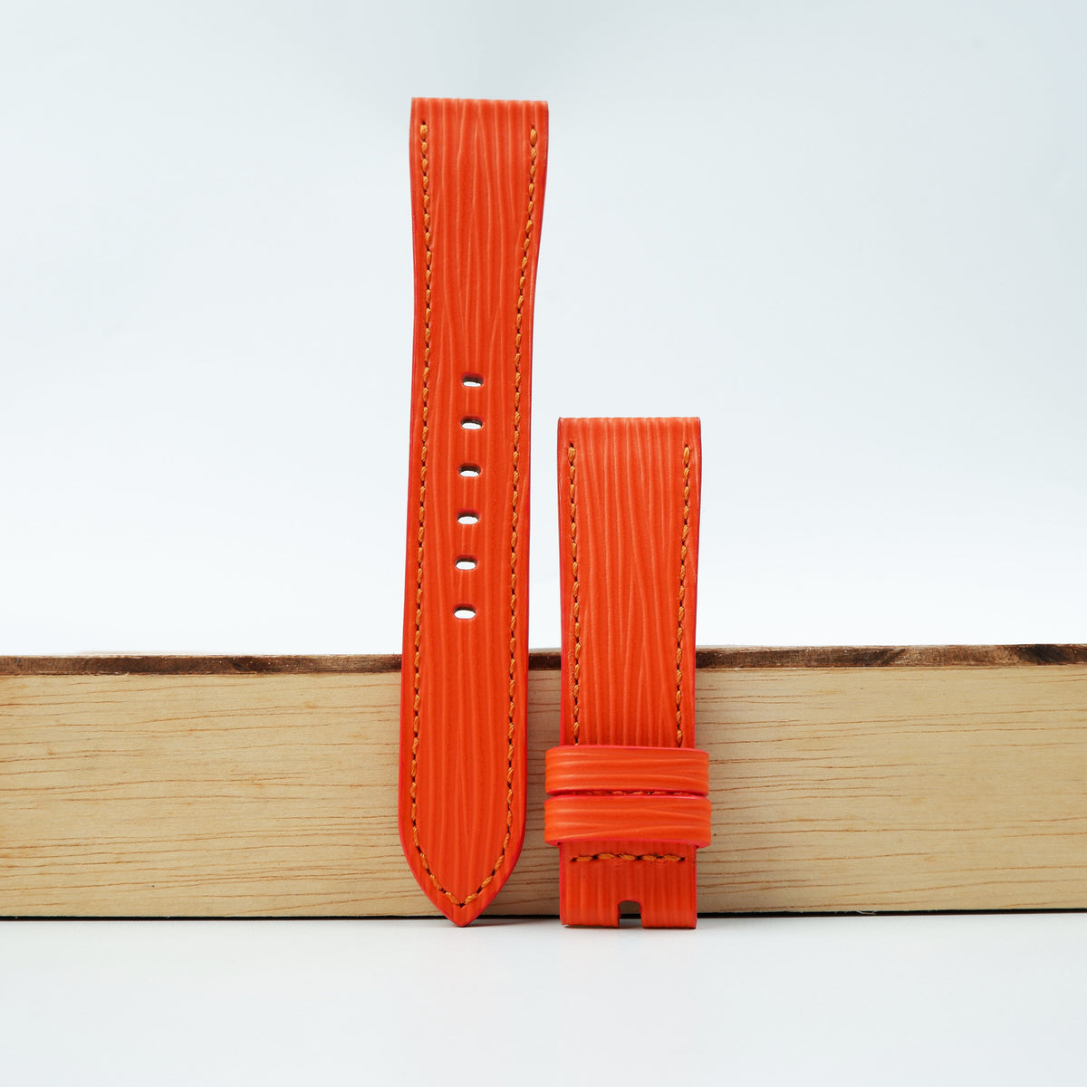 Ready made 21mm Straps Epi Orange Liger Straps