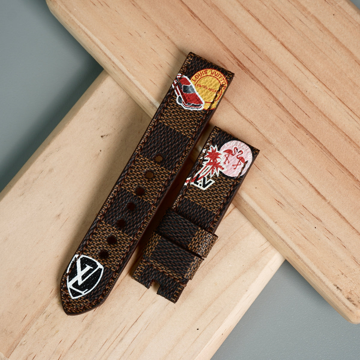 IWC Pilot Straps - Louis Vuitton Ebene World Tour – Liger Straps