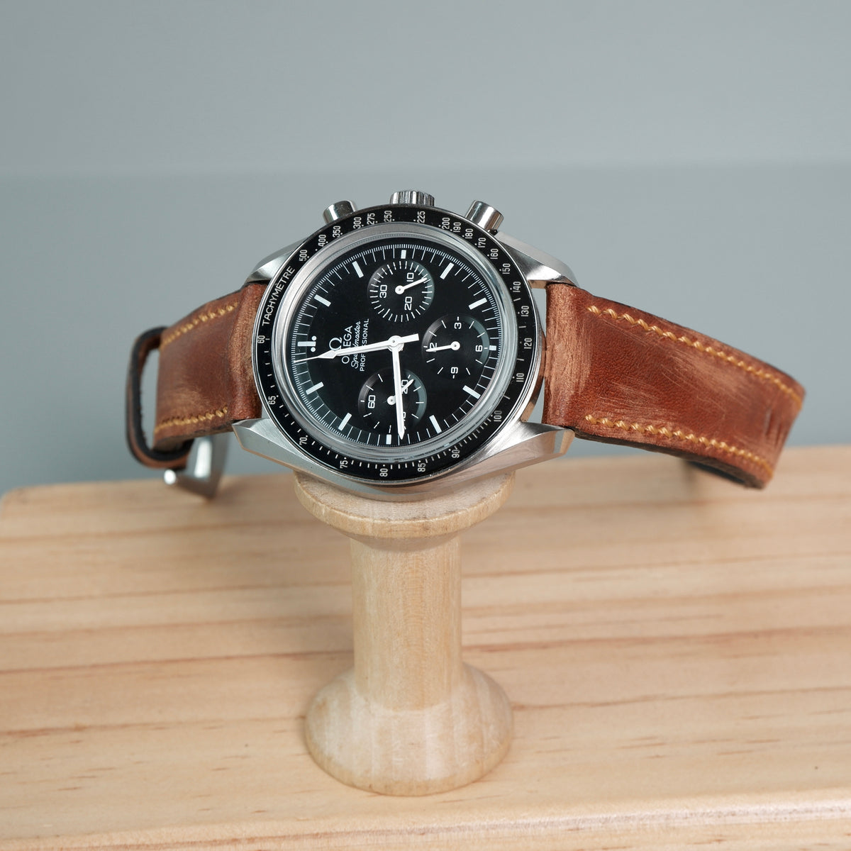 Omega Speedmaster Moonwatch Straps Pantheon Brown Liger Straps