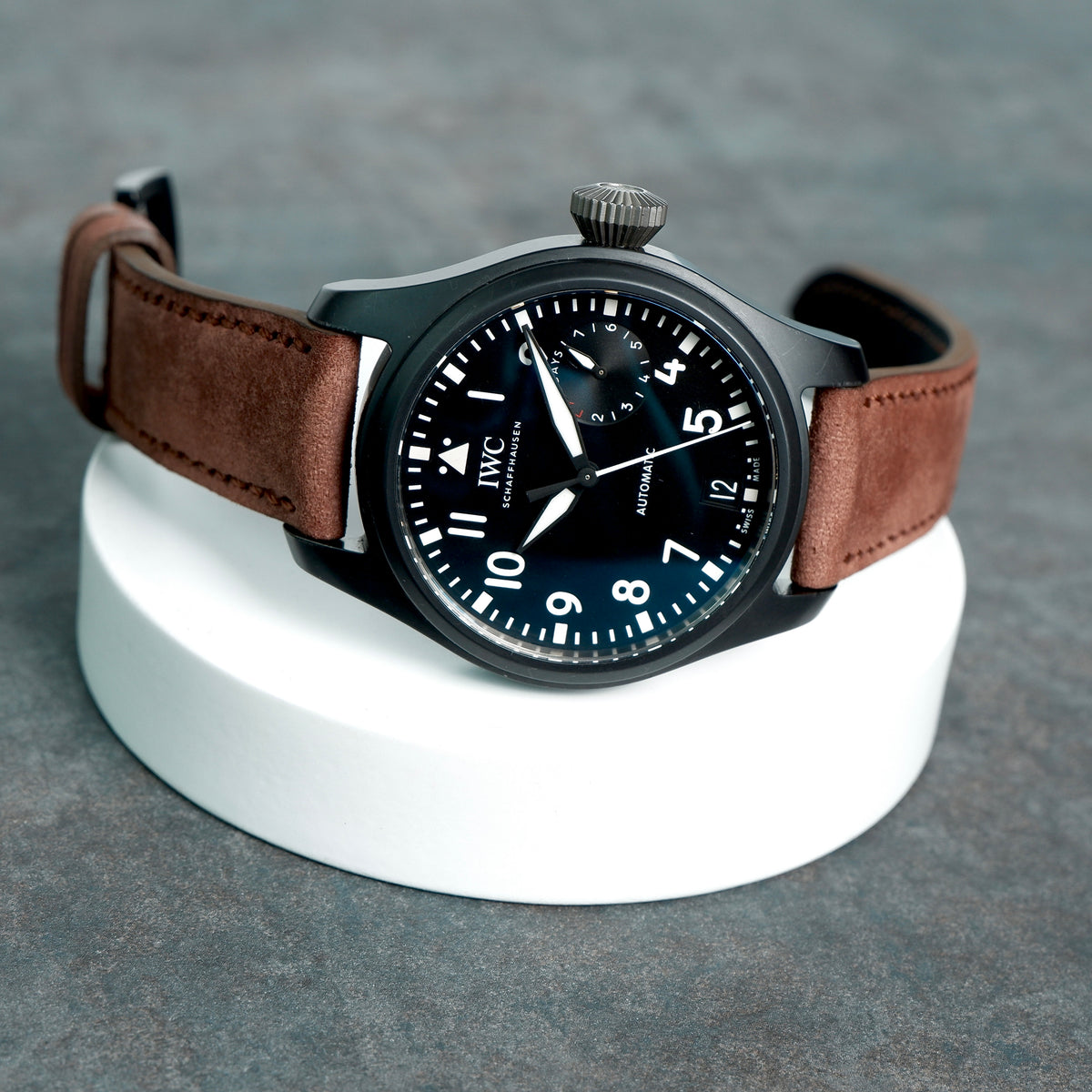 IWC純正品 アリゲーター・ストラップ ダークブラウン 20mm IWC純正品 アリゲーター・ストラップ ダークブラウン 20mm - メルカリ