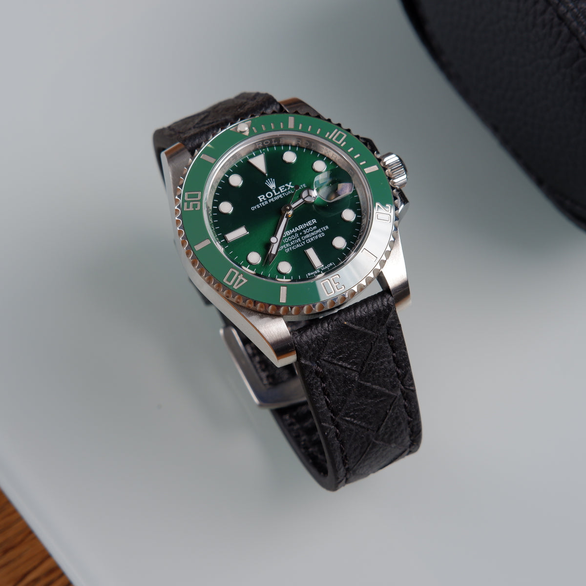 Rolex Submariner Green Hulk Straps - Bottega Dark Green – Liger Straps