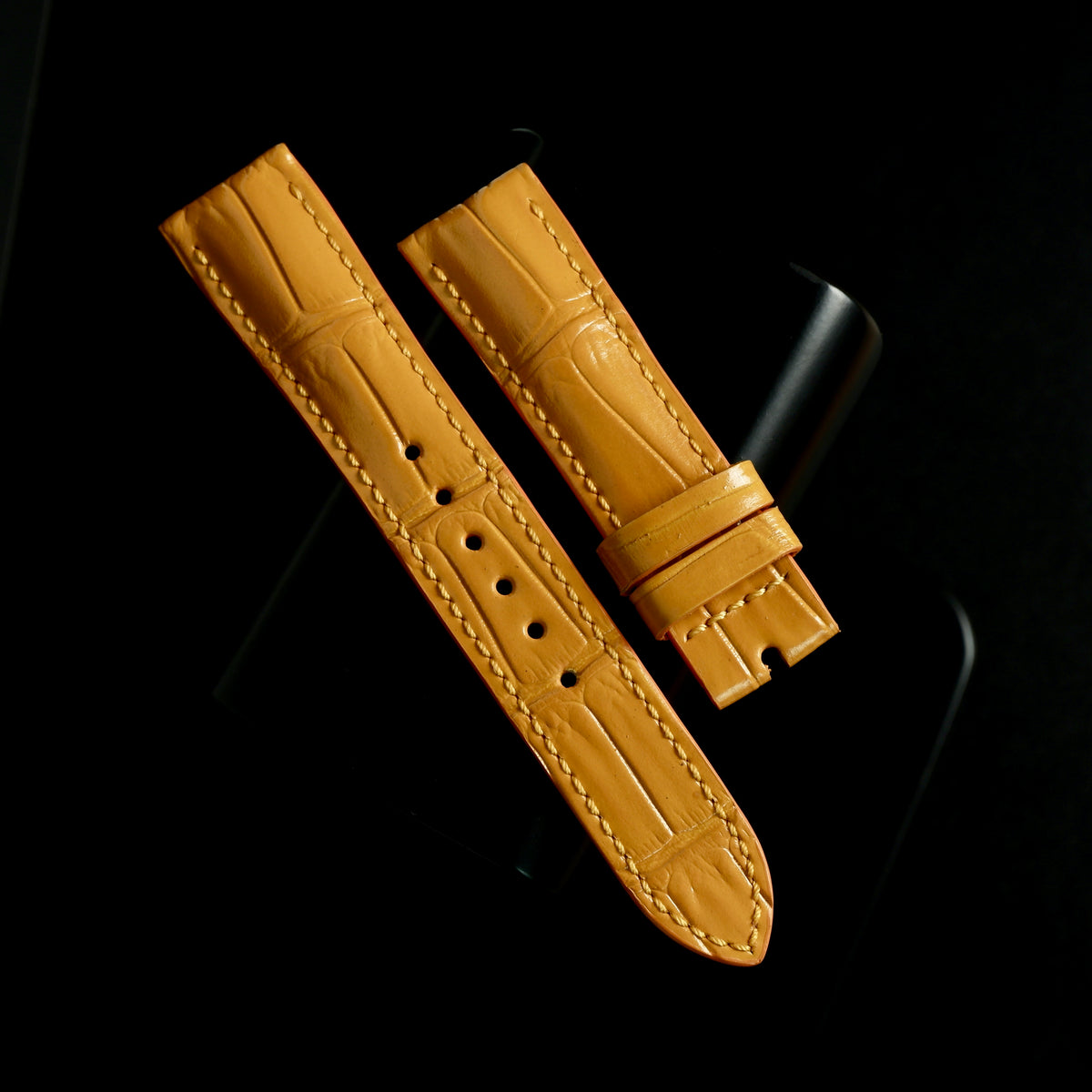 Tag Heuer Formula 1 Straps Croco Yellow Liger Straps