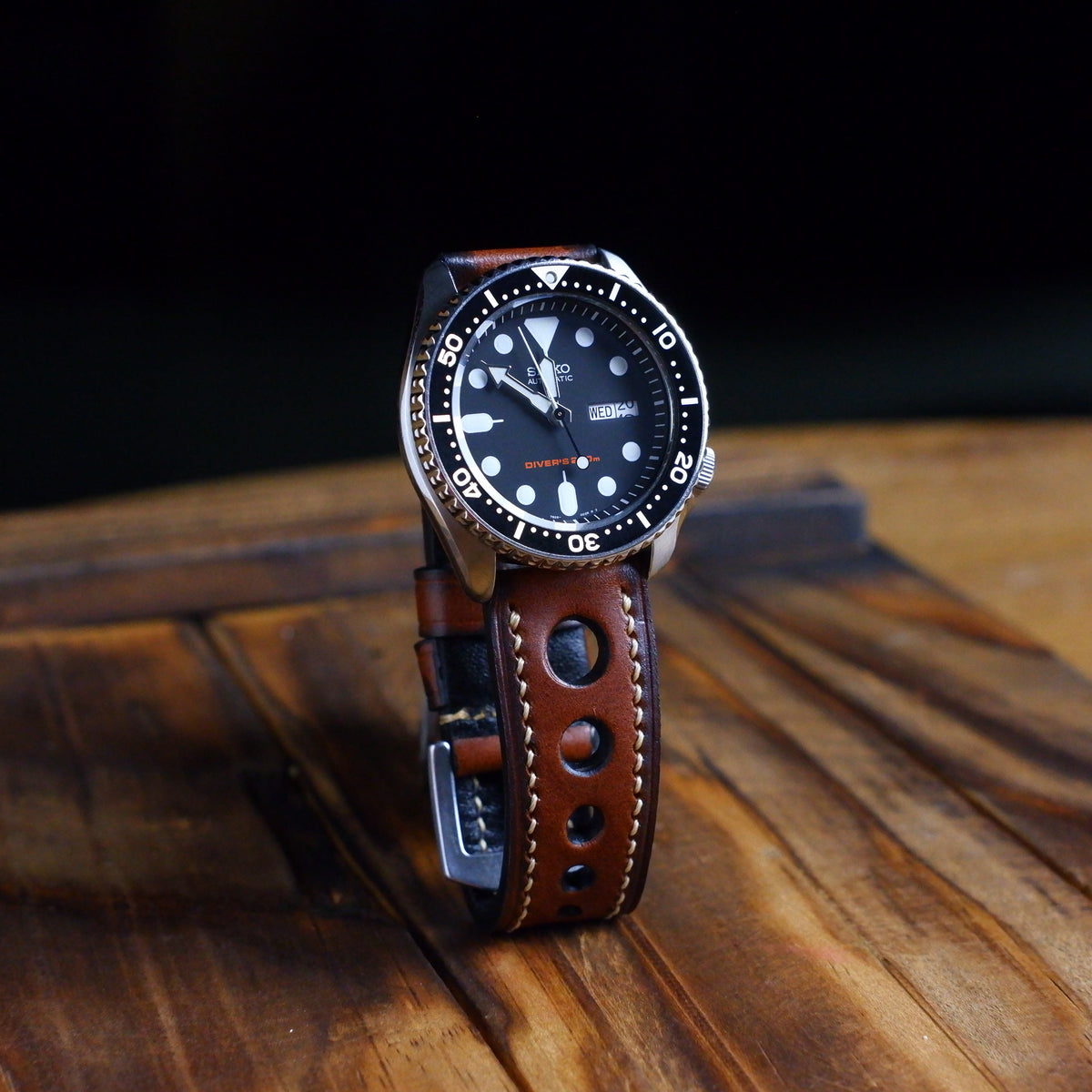 Seiko Prospex, 5 Sports, Diver Straps - Lemans Brown – Liger Straps