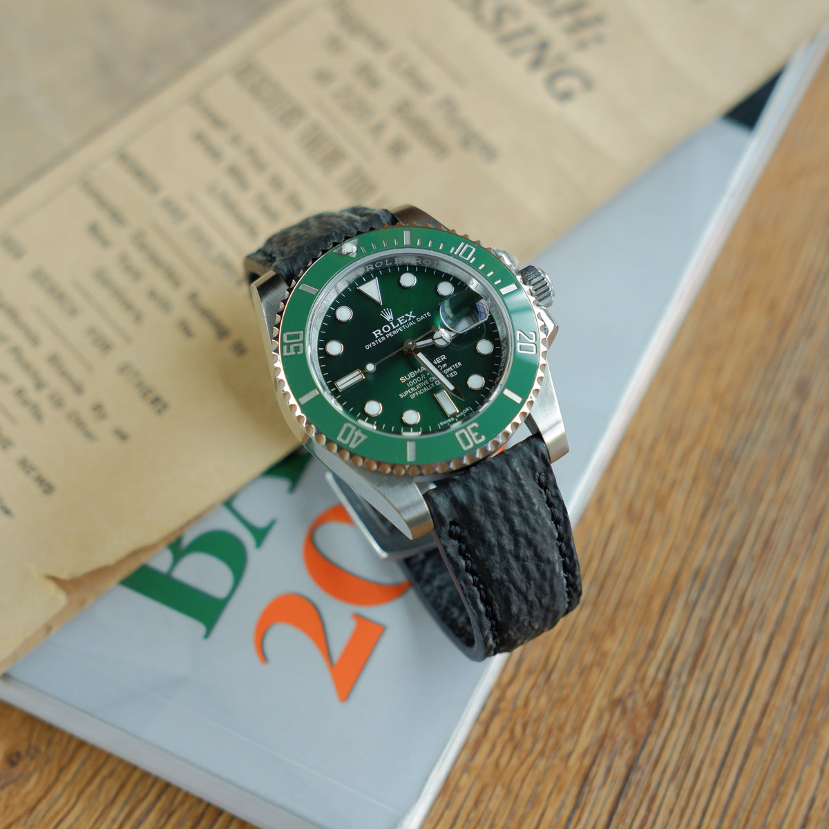 Rolex Submariner Green Hulk Straps - Carbon Fiber – Liger Straps