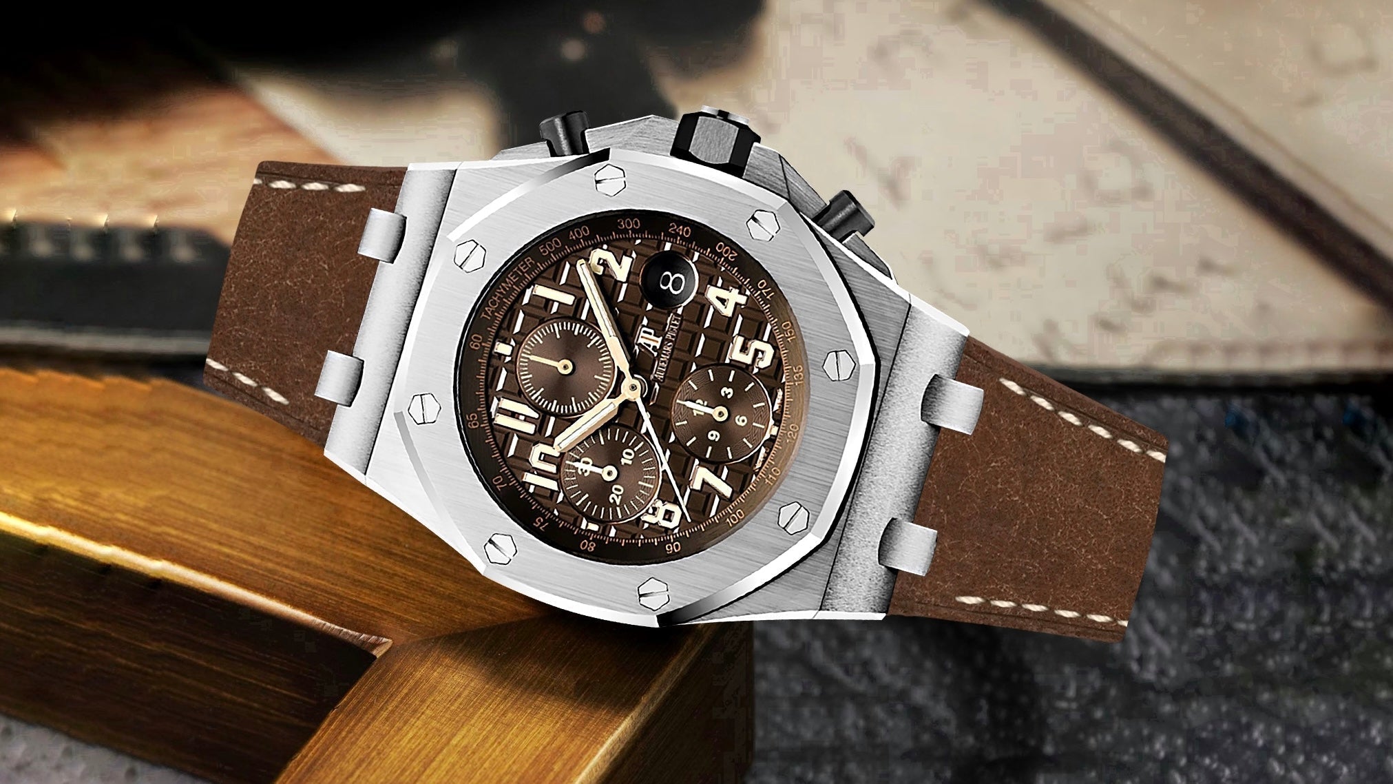 The Brown Royal Oak Offshore That Gets Strap Pairing Right — A