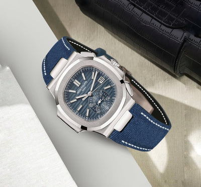 Where to Buy Denim Straps for Patek Nautilus — Best Denim Straps Inspired by the 5980/60G