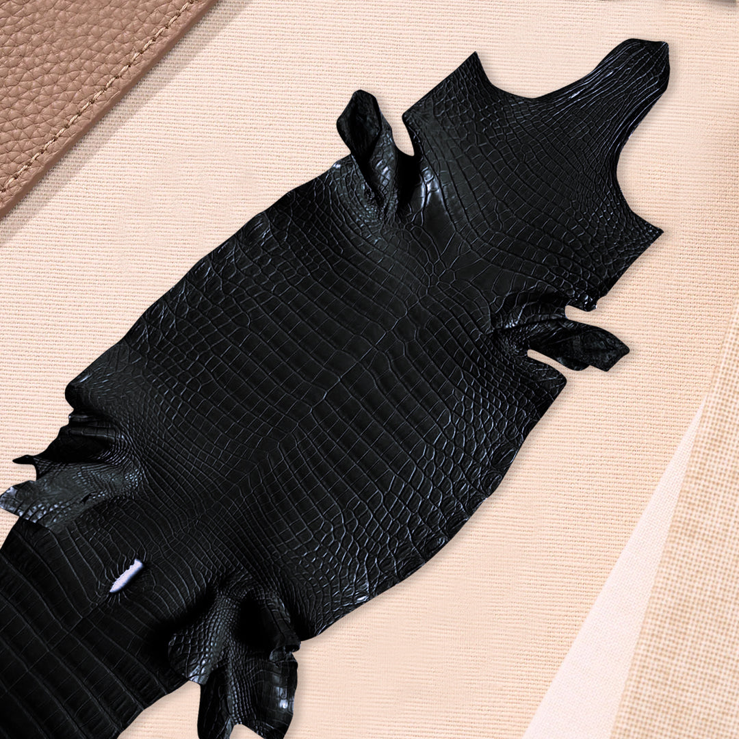 Omega Seamaster Aqua Terra Straps - Croco Black – Liger Straps