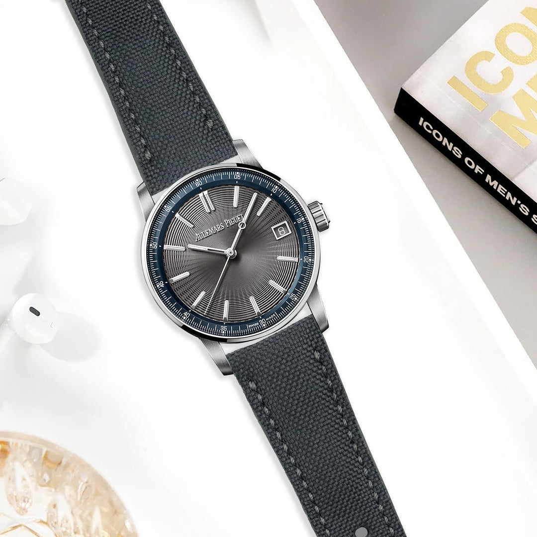 Audemars Piguet Code 11.59 XS ストラップ AP Code 11.59 Straps - AP Canvas Dark Grey – Liger Straps