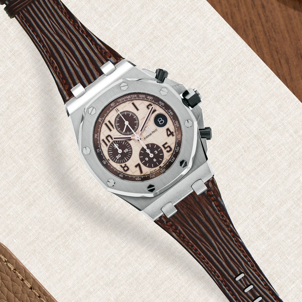 AP ROO 42mm Straps - AP Epi Tobacco – Liger Straps