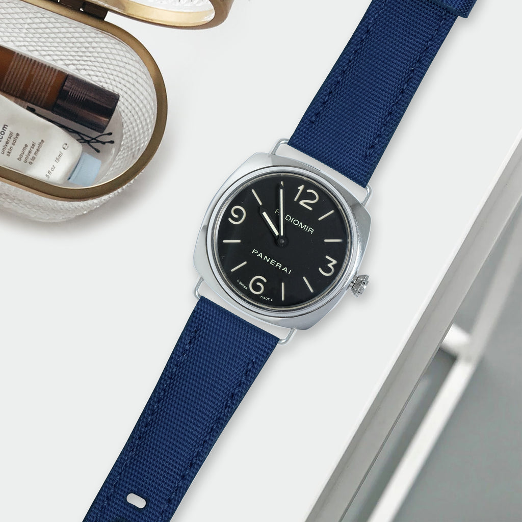 Panerai Radiomir Straps - Canvas Navy Blue – Liger Straps
