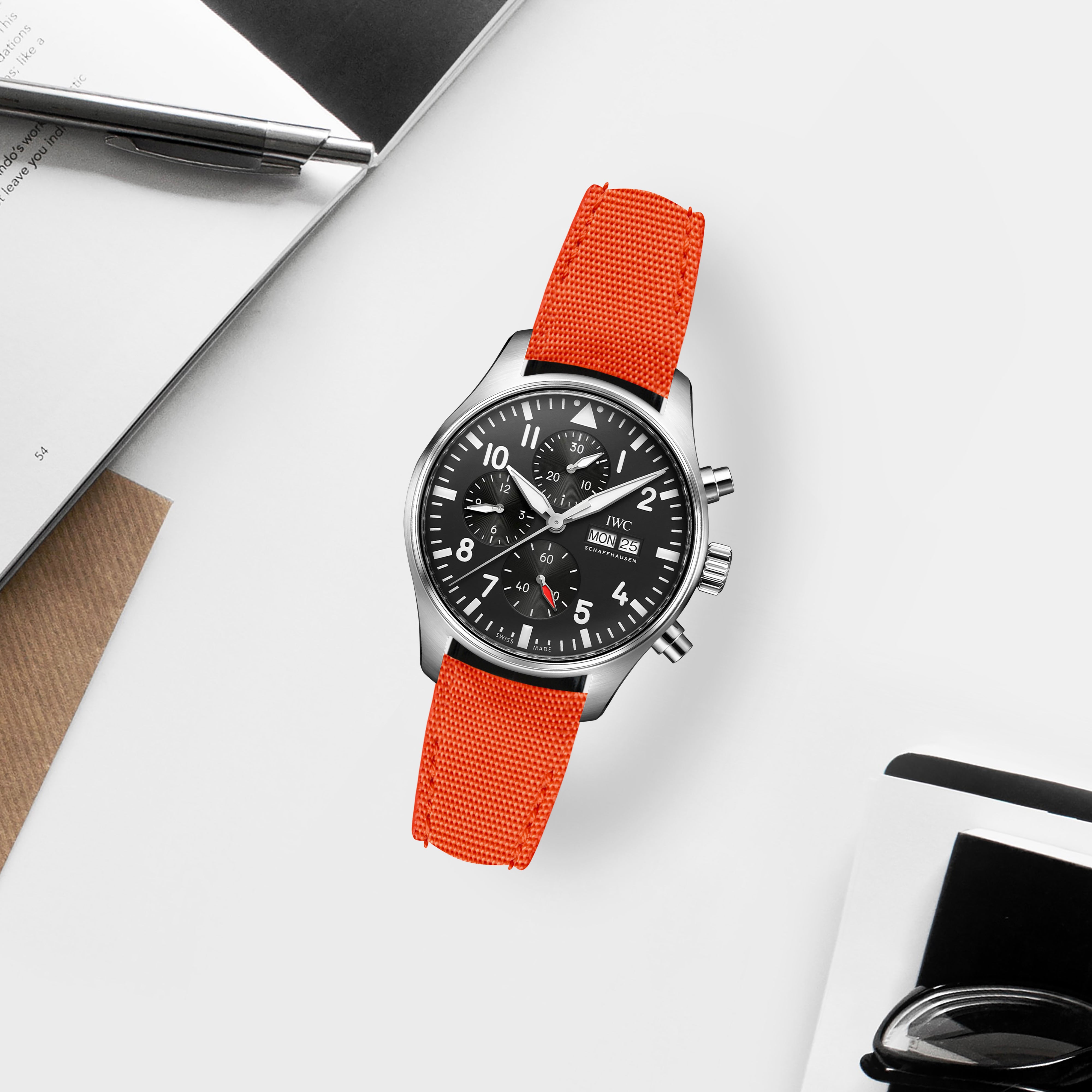 IWC純正ブラウンラバーベルト21mm（EasX-CHANGE対応） ベルト