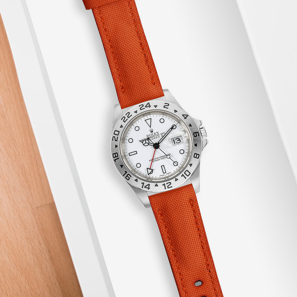 Rolex Explorer Straps Canvas Orange – Liger Straps