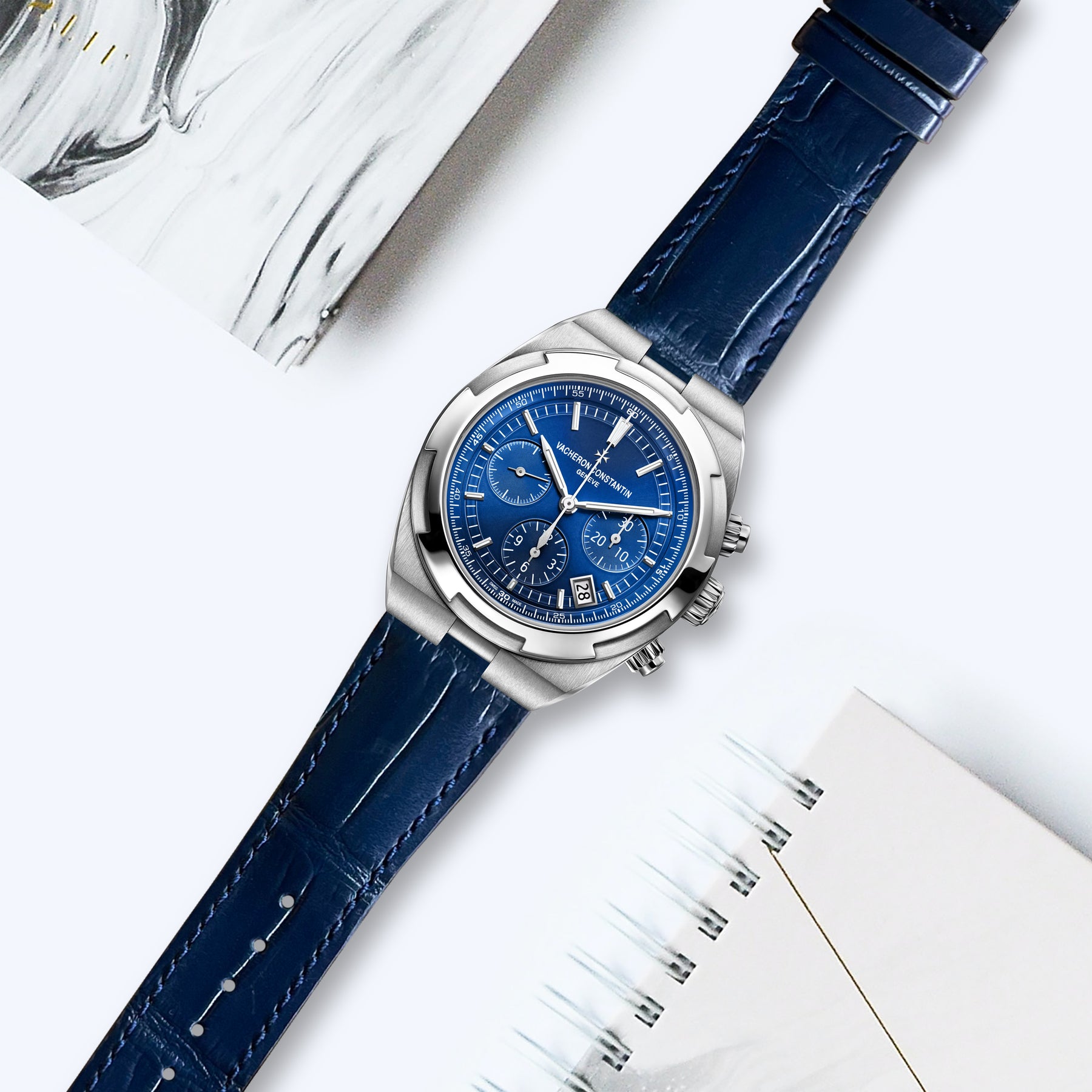 Vacheron Constantin Straps - Croco Navy Blue – Liger Straps