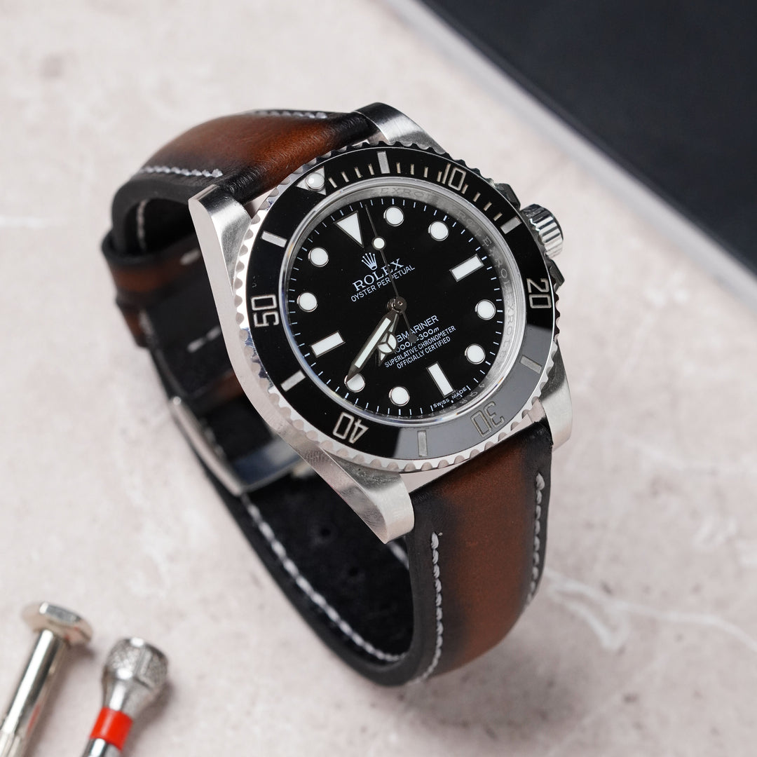 Rolex Submariner Straps - Dappled Walnut – Liger Straps