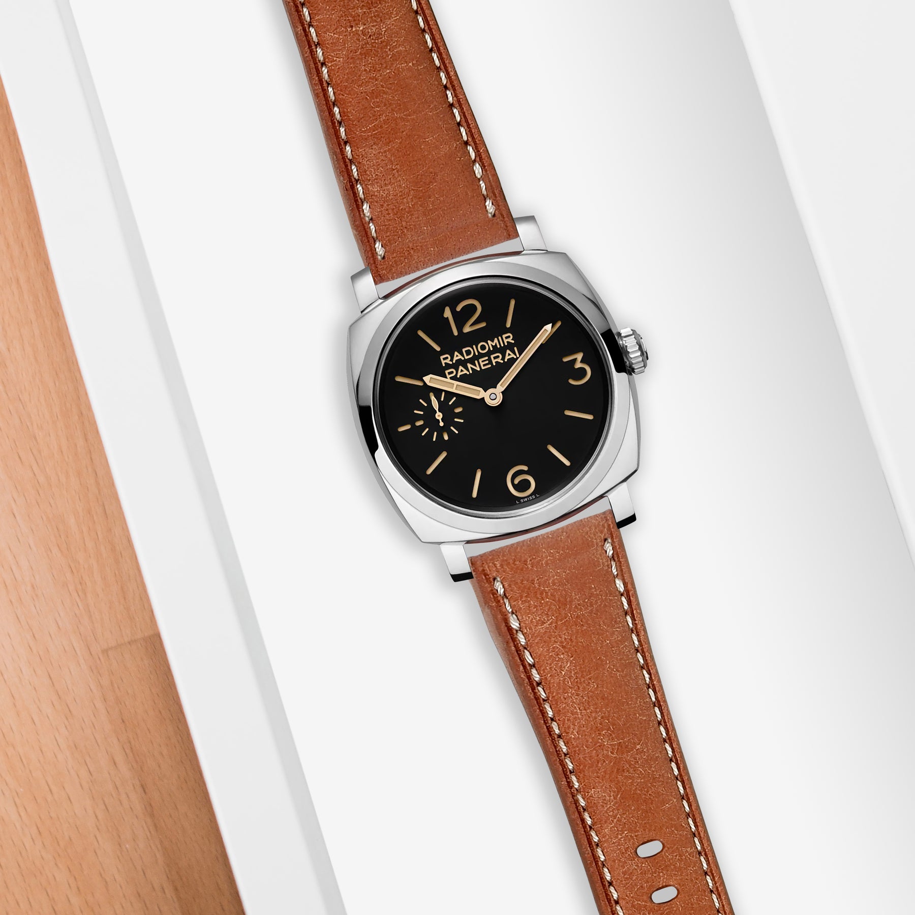 thumbnail interactive-video image 1 of Replacement Watch Spring Bars For Panerai Radiomir | 26mm Stainless Steel Tubes For 47mm Fiddy 1950 GMT 1 of 4
