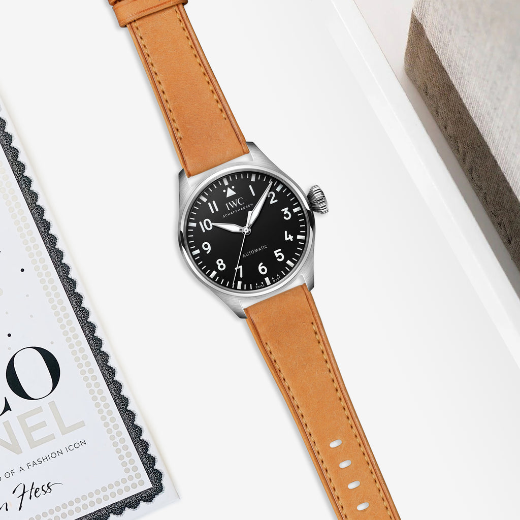 IWC純正 EasX-CHANGEブレスレット21mm (定価237,600円) IWC Easx Change Straps - Diablo Natural – Liger Straps
