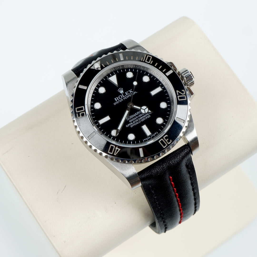 Rolex Submariner Straps - Double Ridge Black – Liger Straps