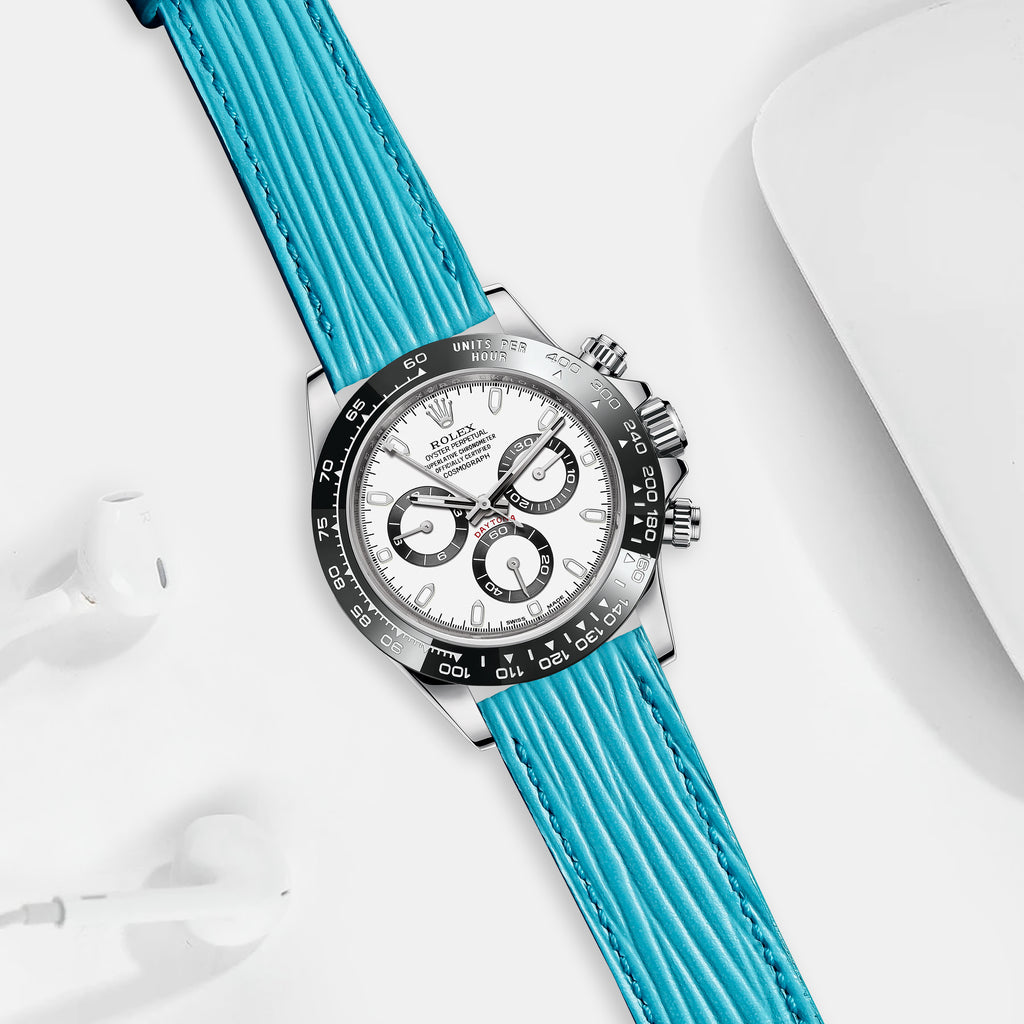 Rolex Daytona Straps - Epi Tiffany Blue – Liger Straps