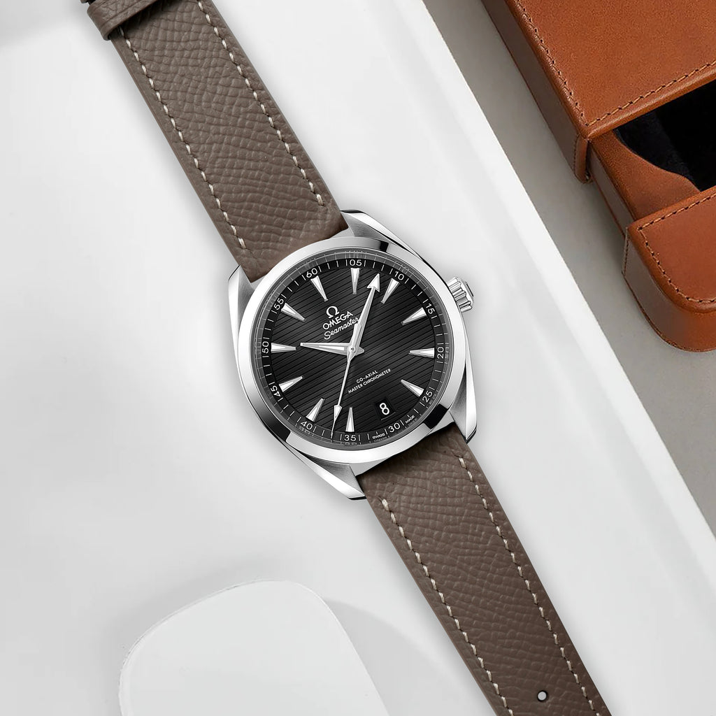 Omega Seamaster Aqua Terra Straps Epsom Taupe – Liger Straps