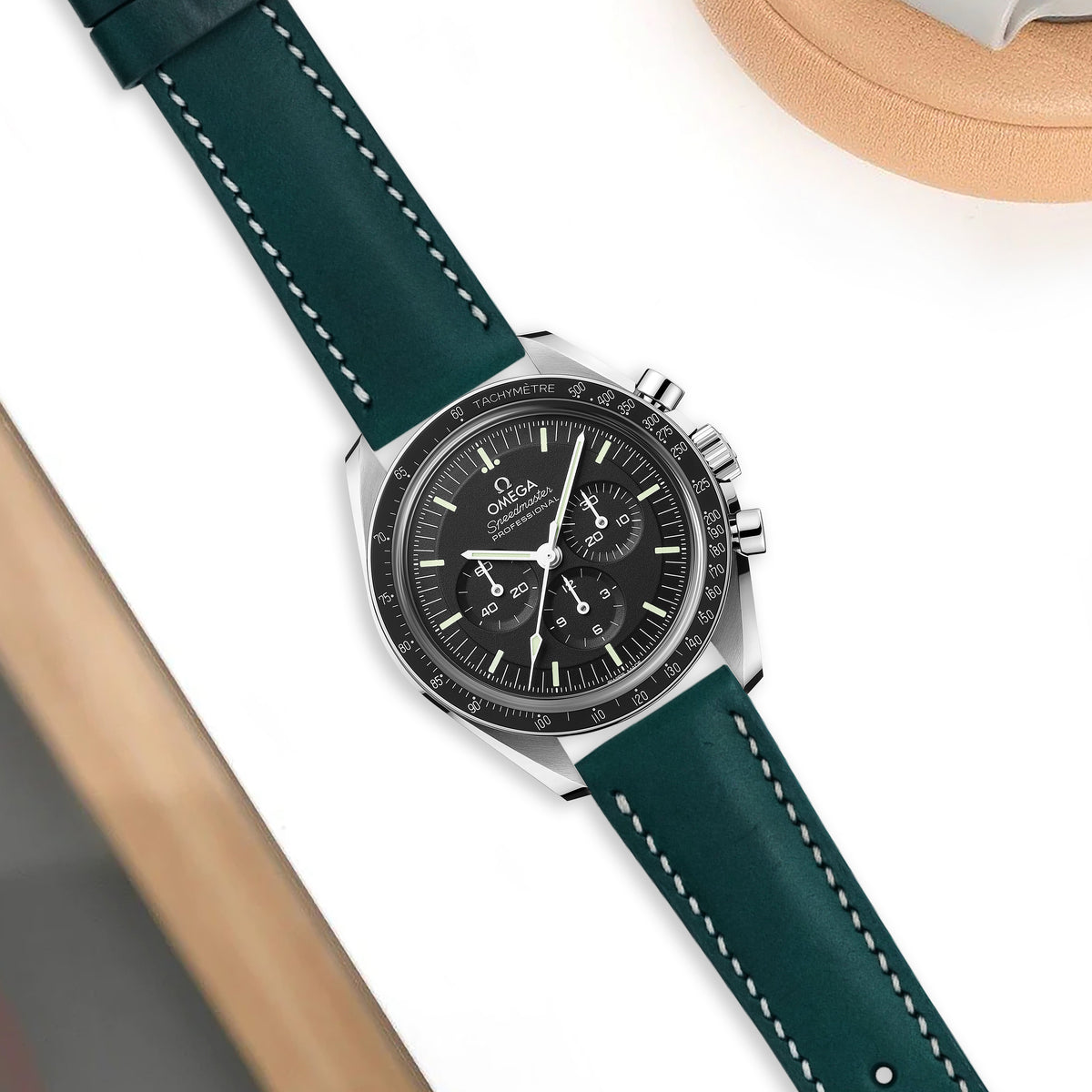 Omega Speedmaster Moonwatch Straps - Minerva Turquoise – Liger Straps