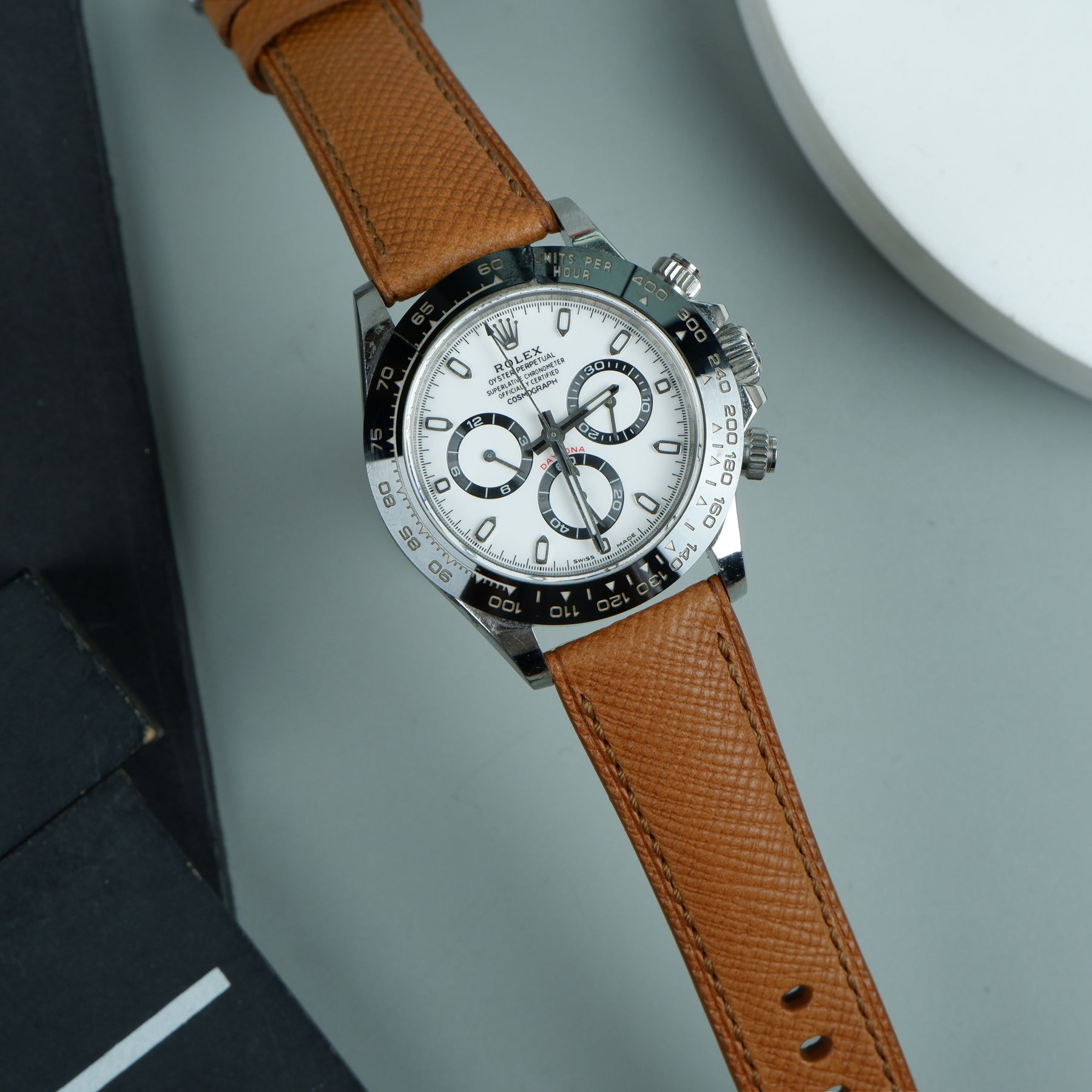 Patron Roulex Rolex Daytona Straps - Patron Brown – Liger Straps