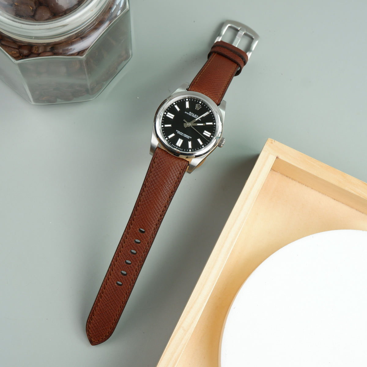 Rolex Oyster Perpetual Straps - Patron Cognac – Liger Straps