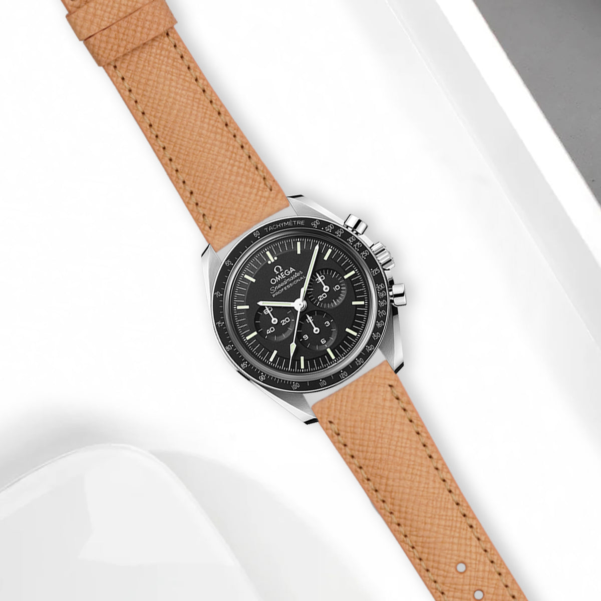 Omega Speedmaster Moonwatch Straps - Patron Natural – Liger Straps