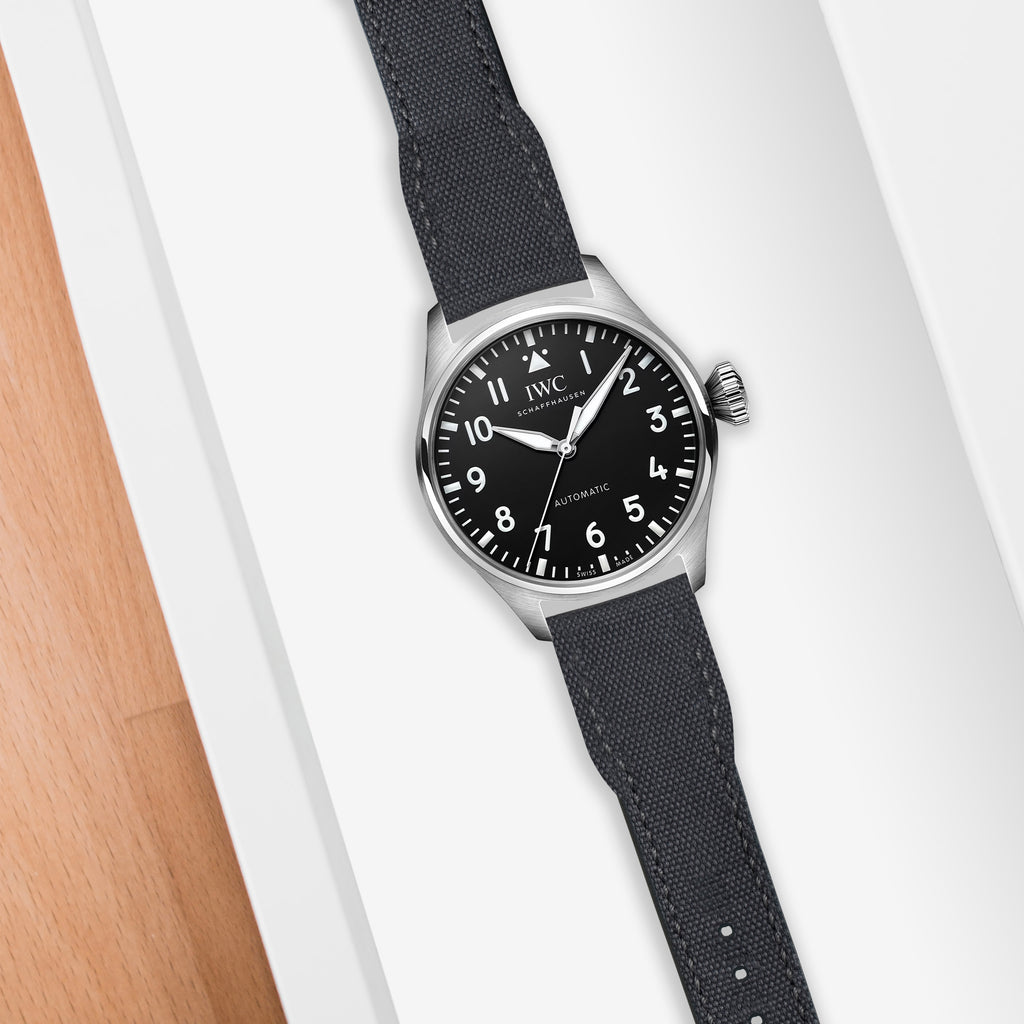 IWC Easx Change Straps - Pilot Canvas Dark Grey