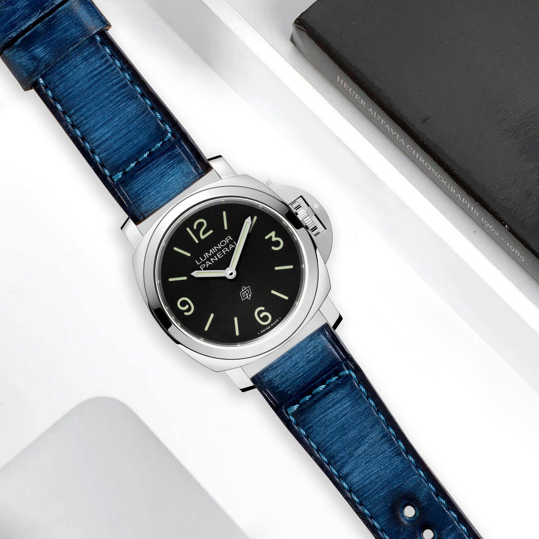 Panerai Luminor Straps Poesaka Blue – Liger Straps