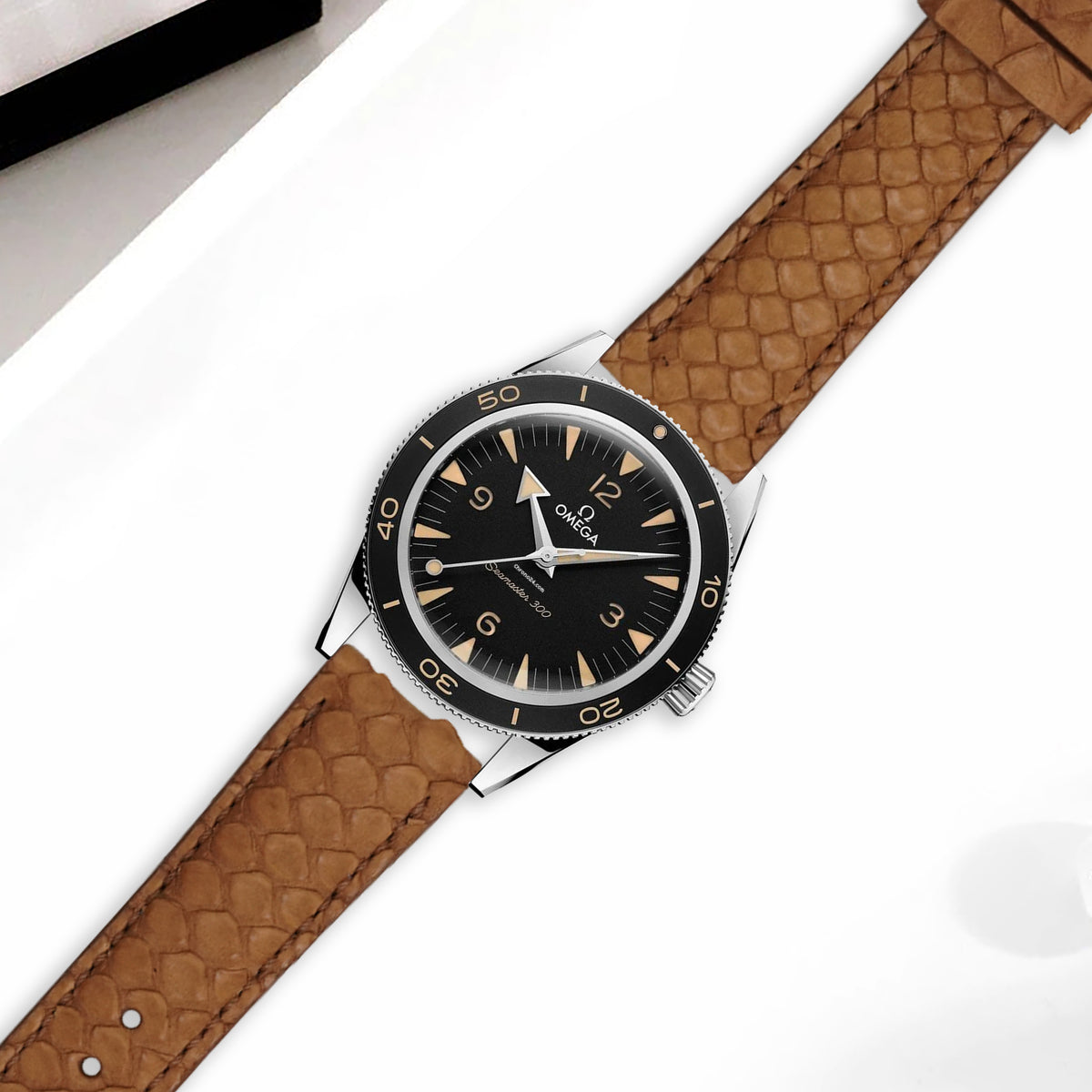 Omega Seamaster Heritage Straps - Python Copper – Liger Straps