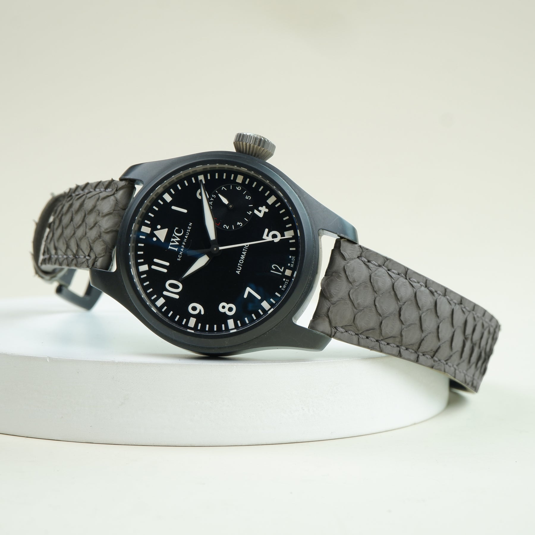 python straps™ | when designing the kammok® python... IWC Pilot Straps - Python Grey – Liger Straps
