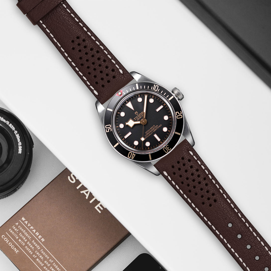 Tudor Blackbay Fifty Eight 39mm Straps - Racing Moka – Liger Straps