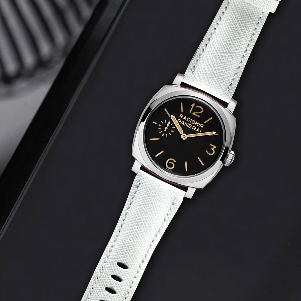 Panerai Radiomir 1940 Straps - Saffiano White – Liger Straps