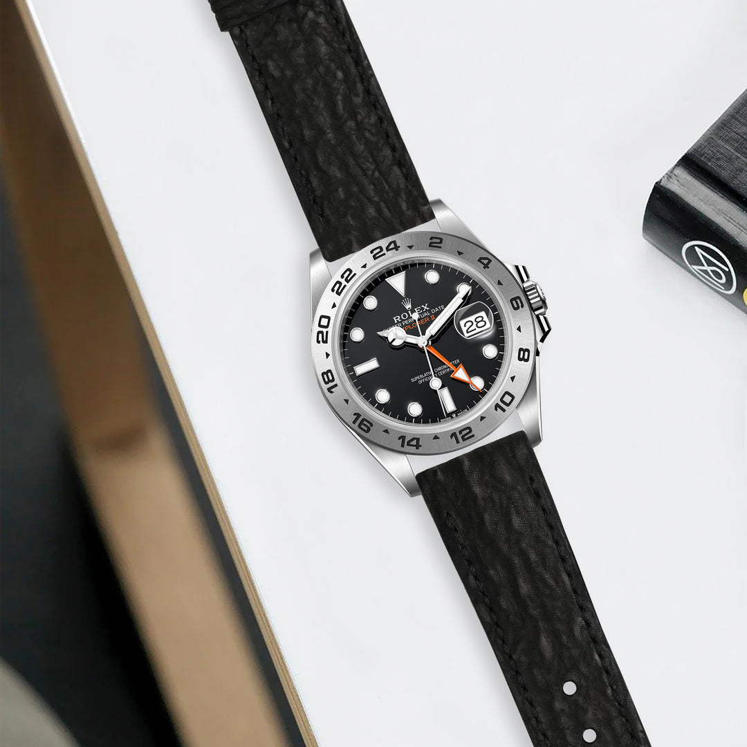 Rolex Explorer Straps - Shark Black – Liger Straps