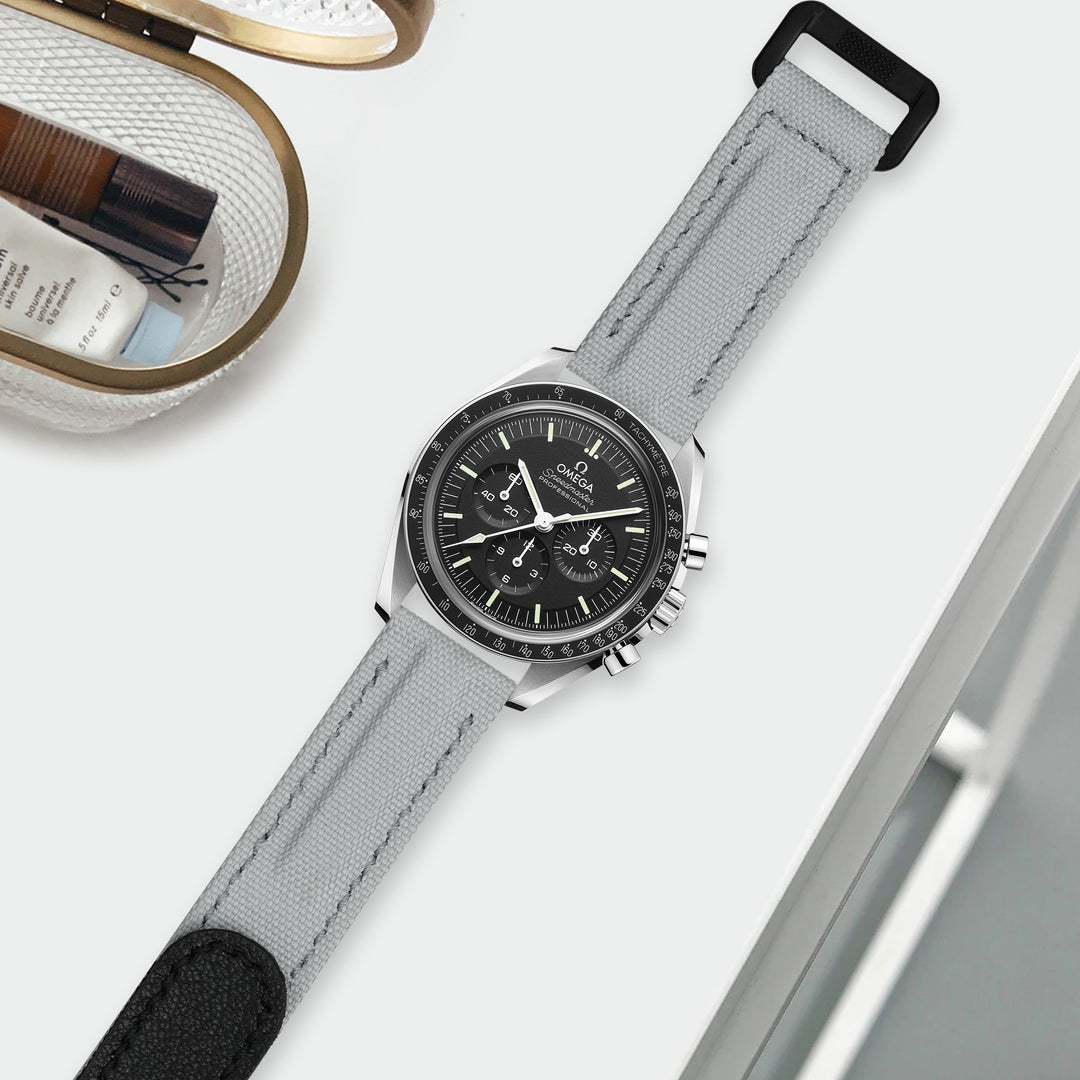 Omega Speedmaster Moonwatch Straps - Velcro Canvas Extreme Padded