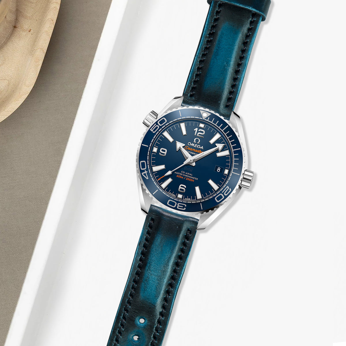 Omega Seamaster Planet Ocean Straps - Wraith Blue – Liger Straps