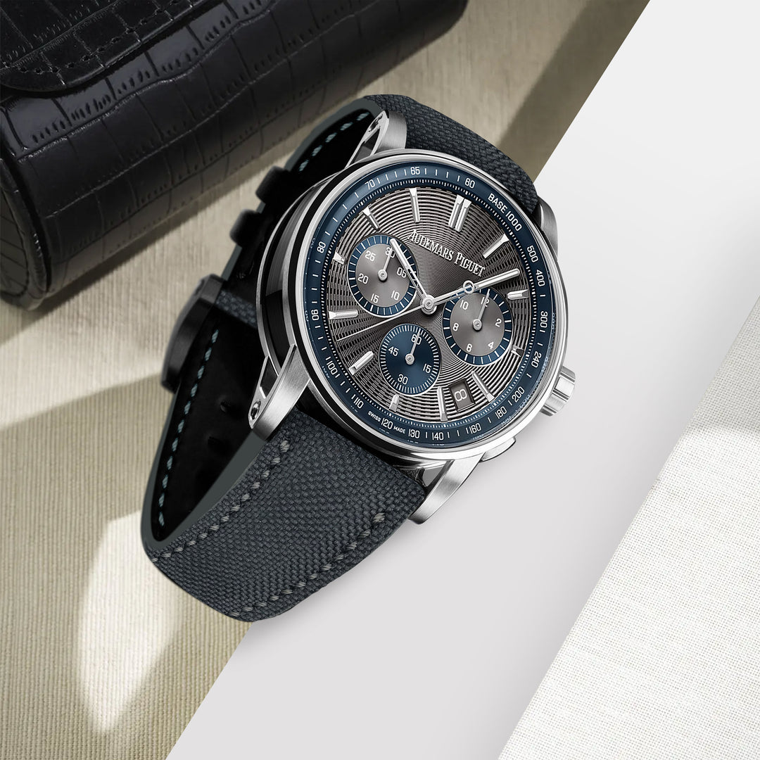Audemars Piguet Code 11.59 XS ストラップ AP Code 11.59 Straps - AP Canvas Dark Grey – Liger Straps