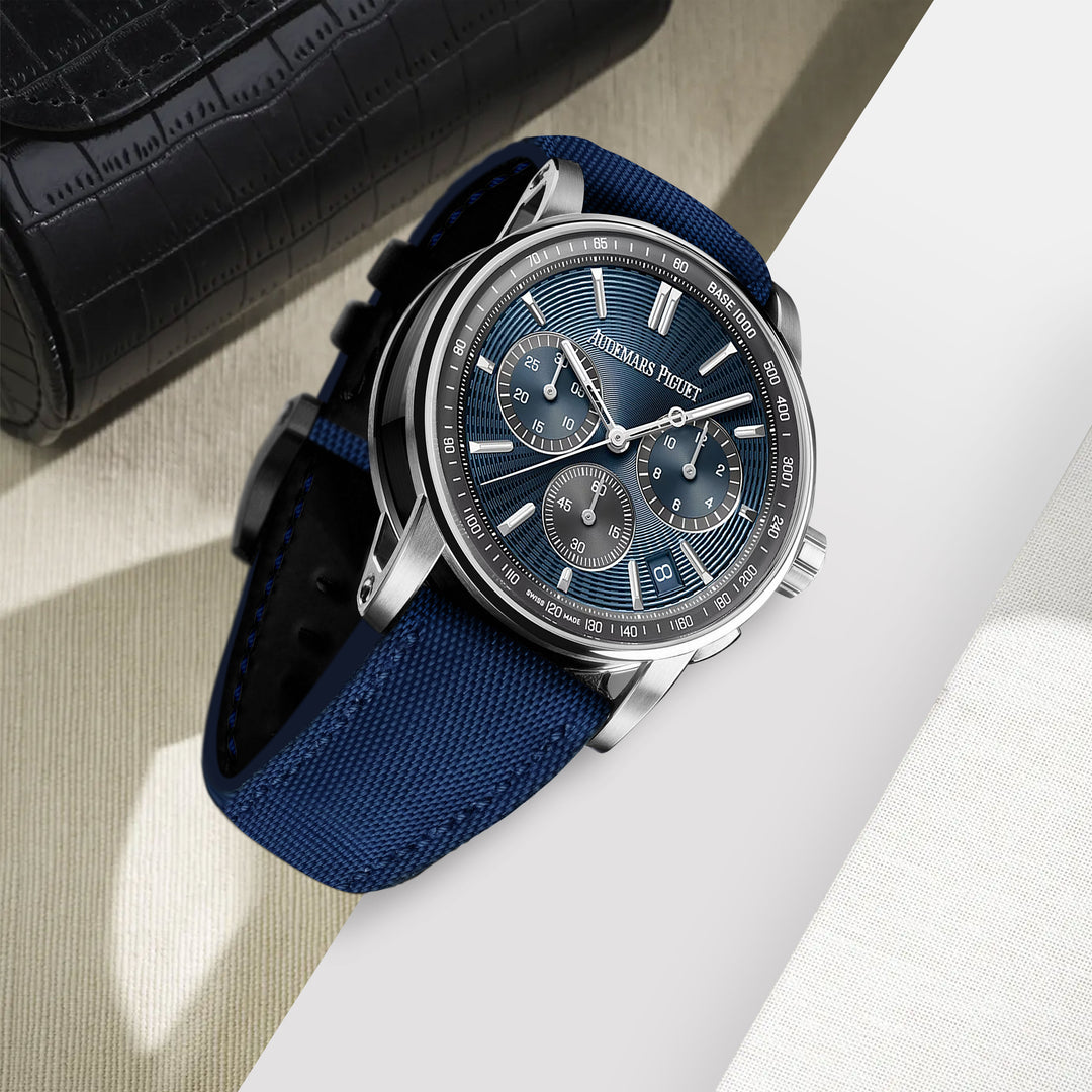 AP Code 11.59 Straps - AP Canvas Navy Blue – Liger Straps